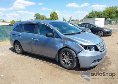 2013 Honda Odyssey Ex-L из США, поврежденный, VIN 5FNRL5H68DB052097